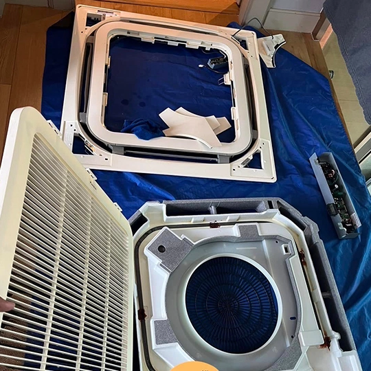 ผลงานล้างแอร์ 4 ทิศทาง Daikin สมุทรปราการ โดยวันแอร์ รูปที่ 6