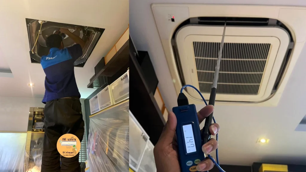 ผลงานล้างแอร์ 4 ทิศทาง Daikin สมุทรปราการ โดยวันแอร์ รูปที่ 1
